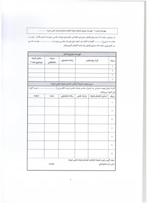 دستور العمل نحوه انتخاب استاد نمونه و پیشکسوت نمونه  7