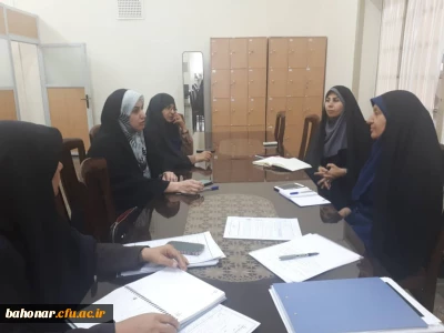 اولین جلسه مدیران گروه های اموزشی