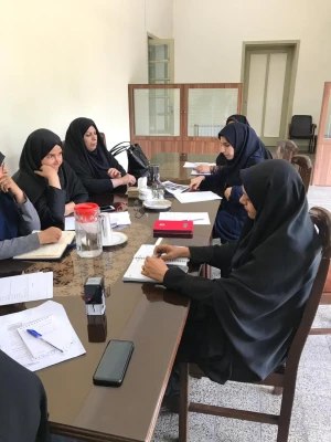 جلسه برگزاری بررسی جابجایی ساختمان سراها با ساختمان آموزش