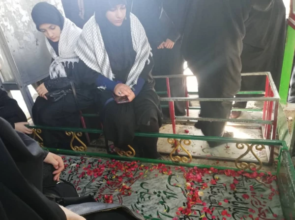 اردوی جاماندگان اربعین حسینی در گلزار شهدای بهشت زهرا 2