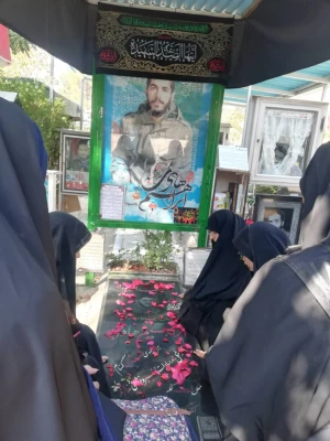 اردوی جاماندگان اربعین حسینی در گلزار شهدای بهشت زهرا 4