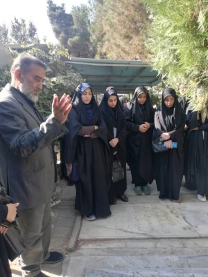 اردوی جاماندگان اربعین حسینی در گلزار شهدای بهشت زهرا 5