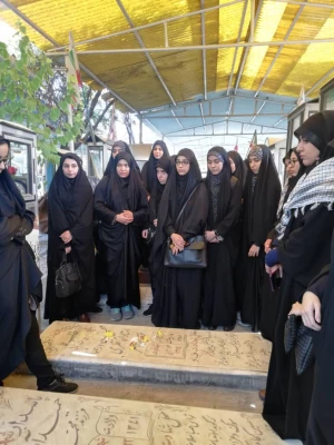 اردوی جاماندگان اربعین حسینی در گلزار شهدای بهشت زهرا 6