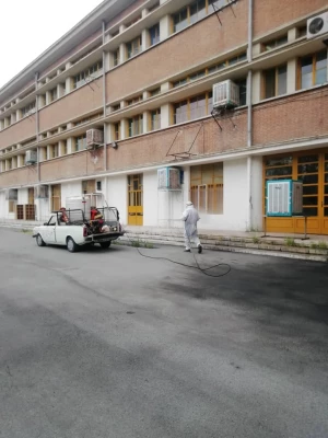 ضد عفونی مرکز شهید باهنر با همکاری شهرداری منطقه 11 تهران 3