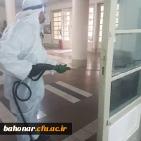 ضد عفونی مرکز شهید باهنر با همکاری شهرداری منطقه 11 تهران 4