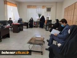 حضور مسئولین حوزه نظارت و ارزیابی دانشگاه فرهنگیان کشور و مدیریت امور پردیس های استان تهران در مرکز شهید باهنر  2