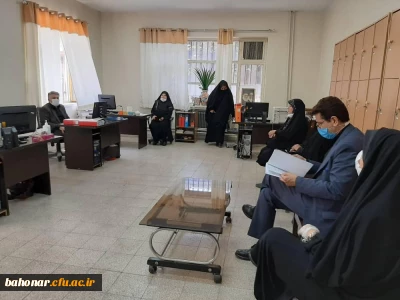حضور مسئولین حوزه نظارت و ارزیابی دانشگاه فرهنگیان کشور و مدیریت امور پردیس های استان تهران در مرکز شهید باهنر 