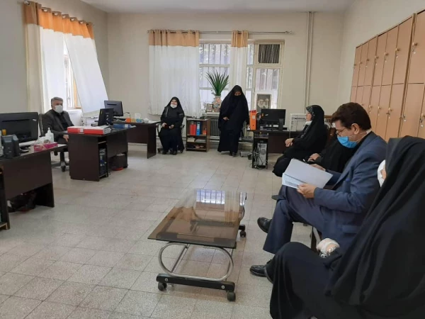 حضور مسئولین حوزه نظارت و ارزیابی دانشگاه فرهنگیان کشور و مدیریت امور پردیس های استان تهران در مرکز شهید باهنر  2