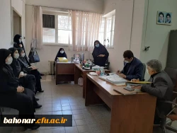 حضور مسئولین حوزه نظارت و ارزیابی دانشگاه فرهنگیان کشور و مدیریت امور پردیس های استان تهران در مرکز شهید باهنر  8