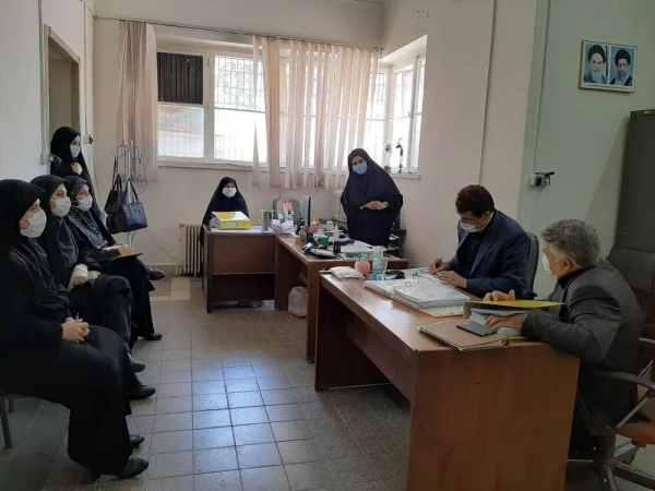 حضور مسئولین حوزه نظارت و ارزیابی دانشگاه فرهنگیان کشور و مدیریت امور پردیس های استان تهران در مرکز شهید باهنر  8