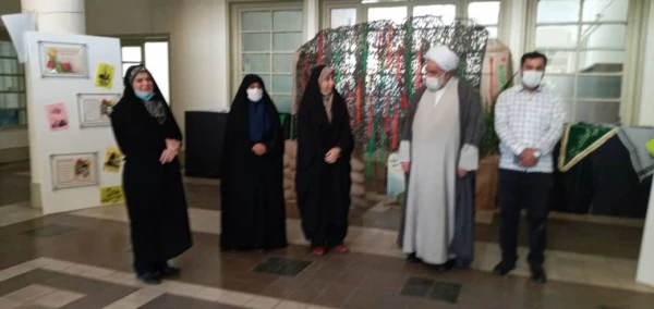 به مناسبت هفته دفاع مقدس انجام شد:

بازدید حجت الاسلام و المسلمین نامدار نماینده نهاد مقام معظم رهبری در دانشگاه فرهنگیان استان تهران از مرکز و نمایشگاه هفته دفاع مقدس و دیدار با کارکنان و مسئولین واحدهای مختلف  2