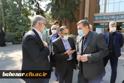 بازدید معاون حقوقی و امور مجلس وزارت آموزش و پرورش  و دکتر خنیفر ریاست دانشگاه فرهنگیان از مرکز شهید باهنر به روایت تصویر
 2