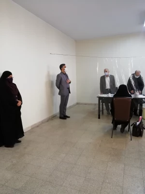 بازدید دکتر بلاغی مدیر امور پردیس های استان تهران و مسئول حراست دانشگاه فرهنگیان تهران از روند مصاحبه پذیرفته شدگان استخدامی چند برابر ظرفیت آموزش و پرورش تهران 3