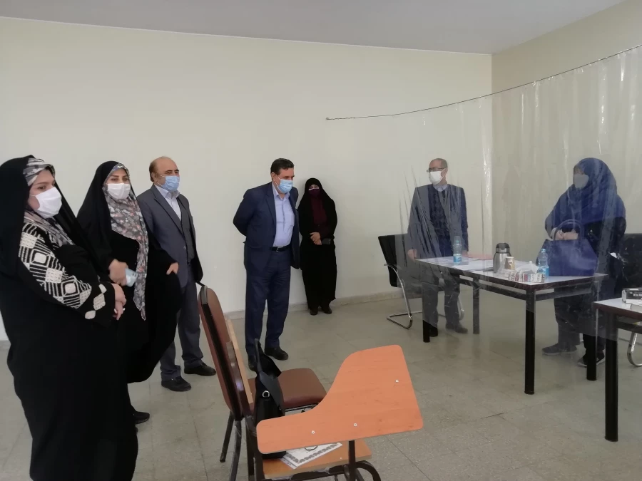 بازدید دکتر خنیفر از روند مصاحبه پذیرفته شدگان چند برابر ظرفیت آزمون استخدامی آموزش و پرورش (گزارش تصویری) 2