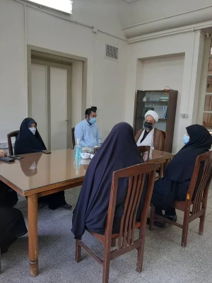 حضور حجت الاسلام و المسلمین دکتر قاسم مقدم، مسئول نهاد نمایندگی مقام معظم رهبری در دانشگاه فرهنگیان استان تهران در مرکز شهید باهنر تهران و دیدار با مسولین مرکز  5