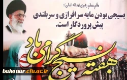 گرامیداشت هفته بسیج   