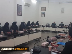 جلسه تودیع و معارفه کارشناس حراست مرکز شهید باهنر  