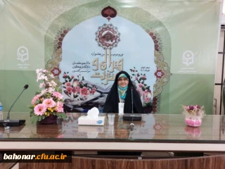 درخشش دانشجومعلم " خانم زهرا عباسی" در جشنواره کشوری دانشجو معلمان قرآن و عترت *