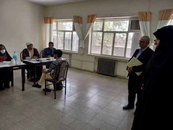 بازدید مسئولین سازمان مرکزی فرهنگیان ، استانی و آموزش و پرورش تهران از محل مصاحبه مرکز شهید باهنر  5