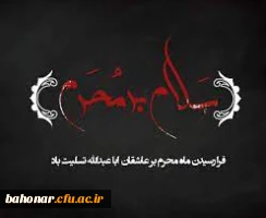 فرارسیدن ایام سوگواری اباعبدالله الحسین«ع» تسلیت باد 3
