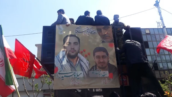 تشییع جنازه با شکوه سرداران شهید مدافعان حرم  2