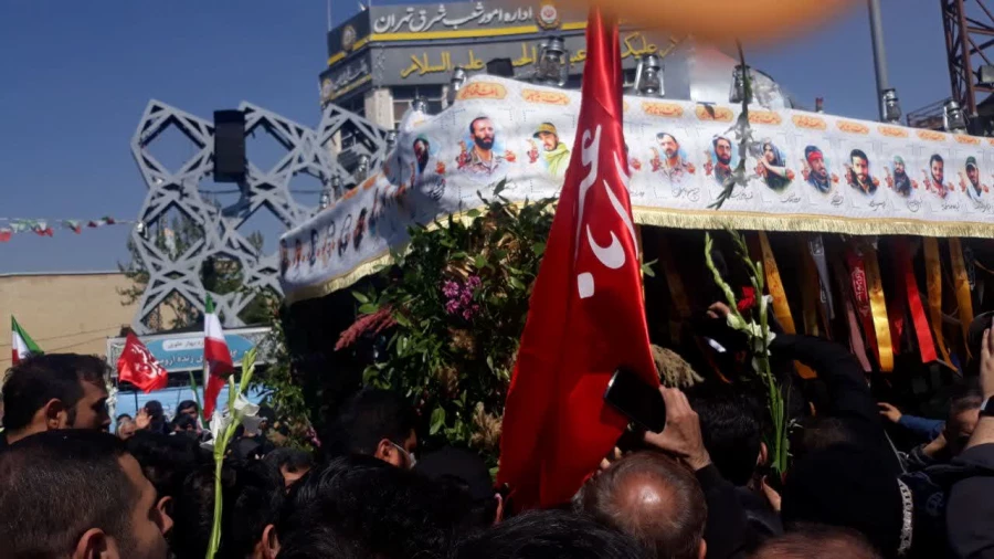 تشییع جنازه با شکوه سرداران شهید مدافعان حرم  7