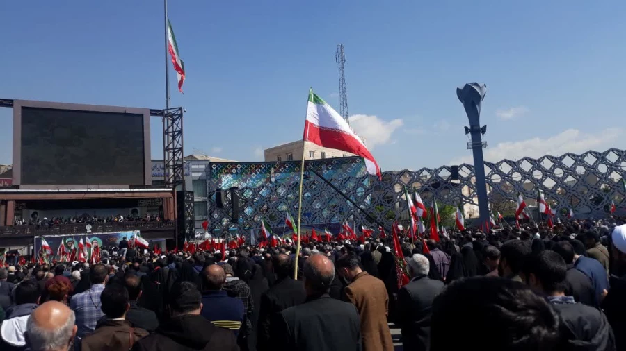 تشییع جنازه با شکوه سرداران شهید مدافعان حرم  8