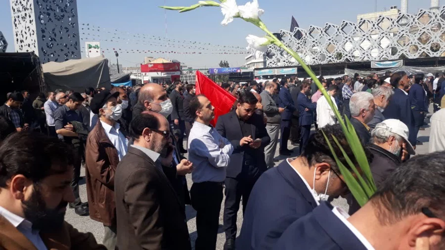 تشییع جنازه با شکوه سرداران شهید مدافعان حرم  10