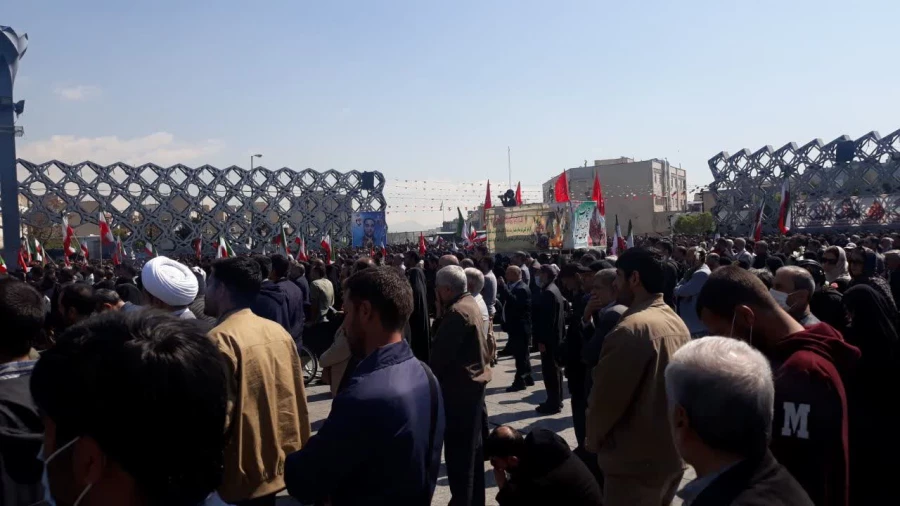 تشییع جنازه با شکوه سرداران شهید مدافعان حرم  11