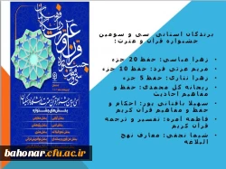 برندگان استانی سی و سومین جشنواره قرآن و عترت 2