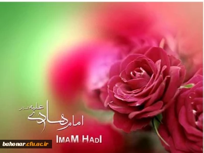 دنیاشده غرق نور شادی ،کامد به جهان امام هادی  روشن شده چشم اهل تقوا از آمدن امام هادی به دنیا 

تبریک به لب زره منادی آمد ، که امام سرور و فصل شادی آمد  ،یعنی امام هادی با علم جود جوادی آمد 