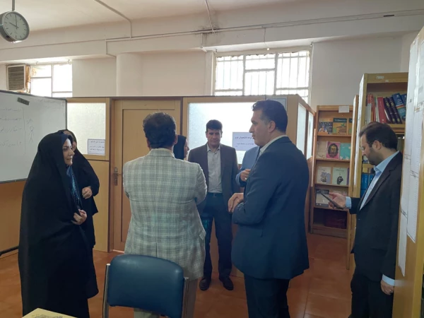 بازدید معاون پژوهش و فناوری سازمان مرکزی و هیئت همراه ( مدیران کل ) از موزه ،کتابخانه و واحد پژوهش مرکز آموزش عالی شهید باهنر  2