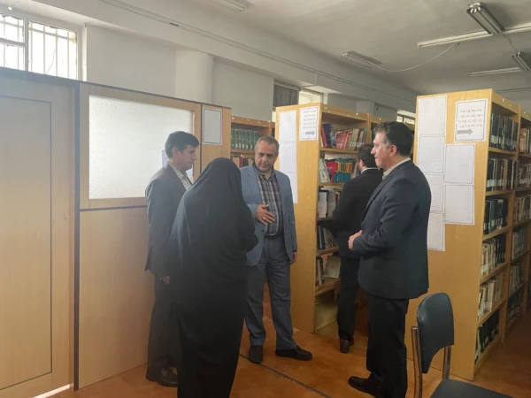 بازدید معاون پژوهش و فناوری سازمان مرکزی و هیئت همراه ( مدیران کل ) از موزه ،کتابخانه و واحد پژوهش مرکز آموزش عالی شهید باهنر  2