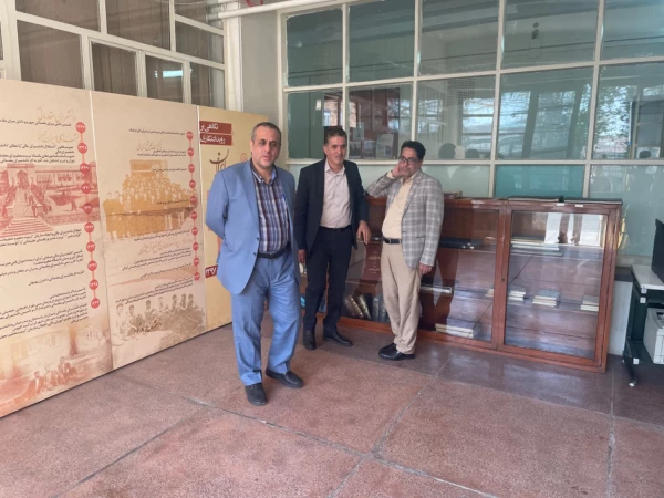 بازدید معاون پژوهش و فناوری سازمان مرکزی و هیئت همراه ( مدیران کل ) از موزه ،کتابخانه و واحد پژوهش مرکز آموزش عالی شهید باهنر  2
