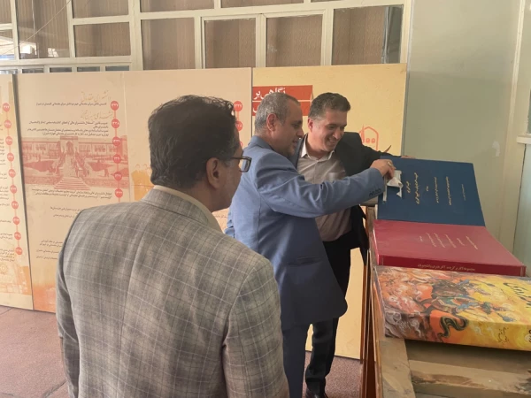 بازدید معاون پژوهش و فناوری سازمان مرکزی و هیئت همراه ( مدیران کل ) از موزه ،کتابخانه و واحد پژوهش مرکز آموزش عالی شهید باهنر  2