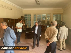 بازدید معاون پژوهش و فناوری سازمان مرکزی و هیئت همراه ( مدیران کل ) از موزه ،کتابخانه و واحد پژوهش مرکز آموزش عالی شهید باهنر  2