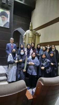 بازدید از مدرسه دارالفنون به مناسبت هفته کتاب 2