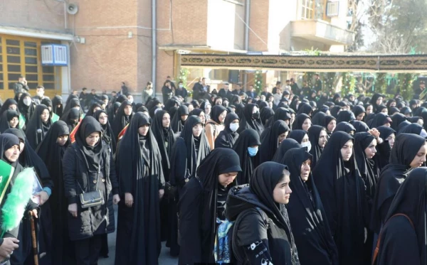 مراسم تشییع و تدفین شهید گمنام در مرکز آموزش عالی شهید باهنر تهران  7