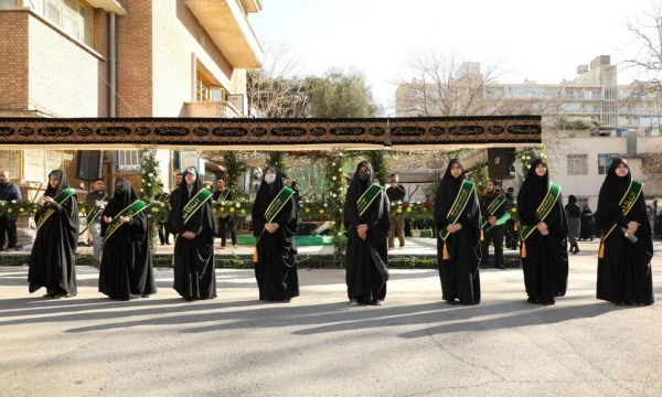 مراسم تشییع و تدفین شهید گمنام در مرکز آموزش عالی شهید باهنر تهران  13