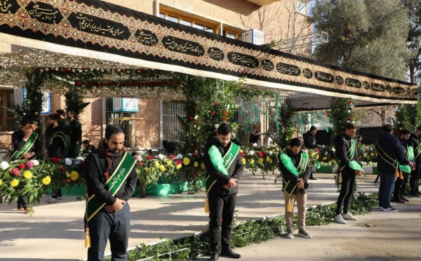 مراسم تشییع و تدفین شهید گمنام در مرکز آموزش عالی شهید باهنر تهران  14