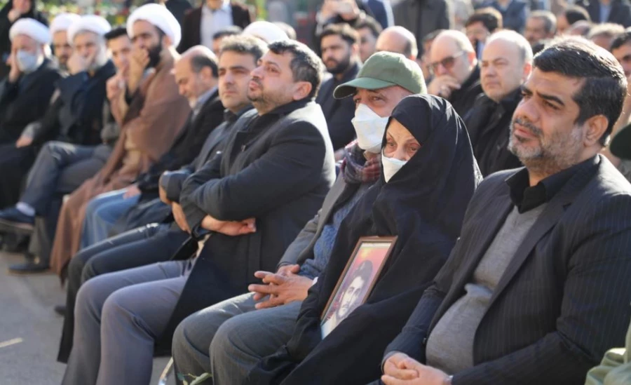 مراسم تشییع و تدفین شهید گمنام در مرکز آموزش عالی شهید باهنر تهران  16