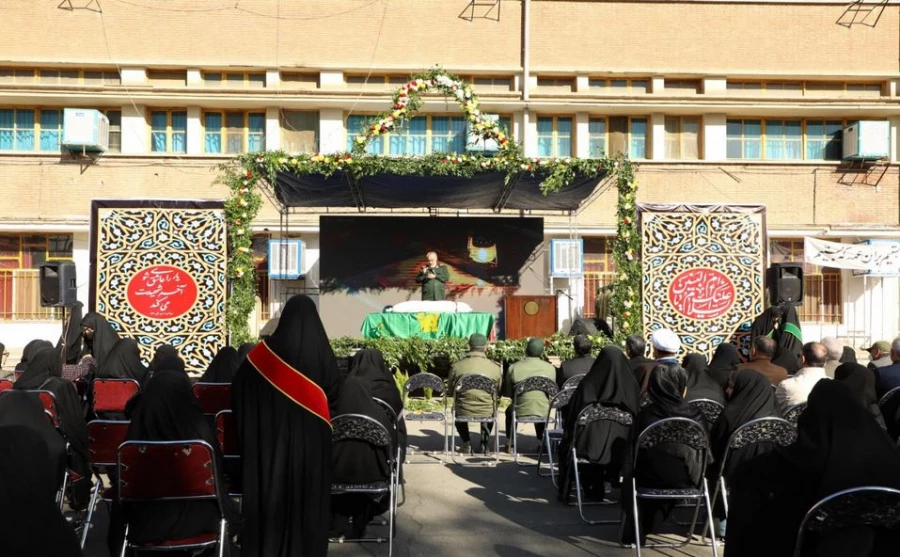 مراسم تشییع و تدفین شهید گمنام در مرکز آموزش عالی شهید باهنر تهران  20