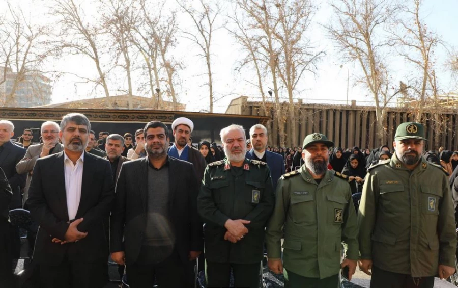 مراسم تشییع و تدفین شهید گمنام در مرکز آموزش عالی شهید باهنر تهران  21