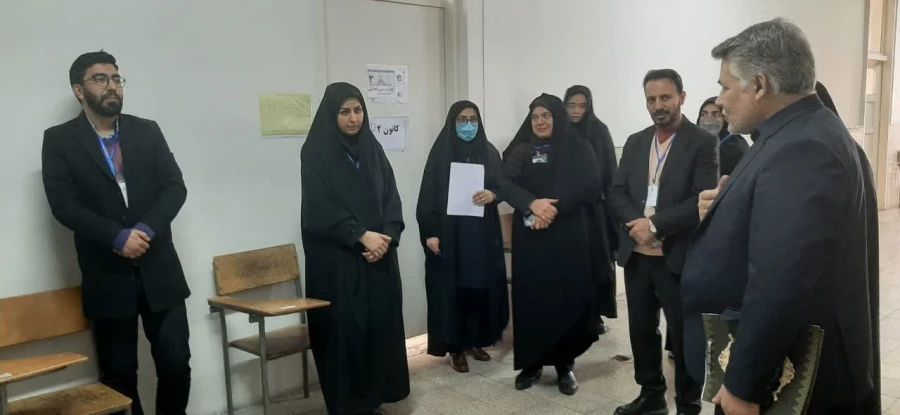 بازدید مسئولین سازمانی و استانی دانشگاه فرهنگیان از روند مصاحبه پذیرفته شدگان ارزیابی تکمیلی آزمون استخدامی دانشگاه فرهنگیان 3