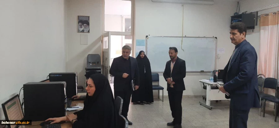 بازدید مسئولین سازمانی و استانی دانشگاه فرهنگیان از روند مصاحبه پذیرفته شدگان ارزیابی تکمیلی آزمون استخدامی دانشگاه فرهنگیان 5