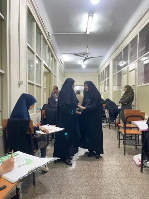 برگزای آزمون عملی رشته هنر دانشگاه فرهنگیان 1403 در مرکز آموزش عالی شهید باهنر 6