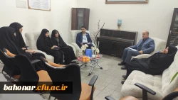 بازدید آقای دکتر ابراهیمی معاونت محترم فرهنگی تربیتی دانشگاه فرهنگیان از مرکز شهید باهنر 2