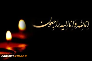 پیام تسلیت رئیس دانشگاه فرهنگیان استان تهران به مناسبت درگذشت مادر دکتر حافظی رئیس مرکز آموزش عالی شهید باهنر