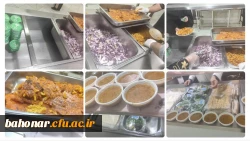 مبتنی بر مطالبه دانشجویان، از روز دوشنبه مورخ ۱۴۰۳/۱۲/۱۳ و دومین روز از ماه مبارک رمضان وعده افطار و شام به طور هم زمان از ساعت ۱۸ الی ۲۰ توزیع می شود.
 10