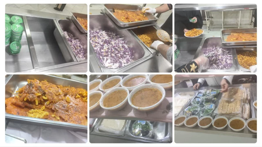 مبتنی بر مطالبه دانشجویان، از روز دوشنبه مورخ ۱۴۰۳/۱۲/۱۳ و دومین روز از ماه مبارک رمضان وعده افطار و شام به طور هم زمان از ساعت ۱۸ الی ۲۰ توزیع می شود.
 10